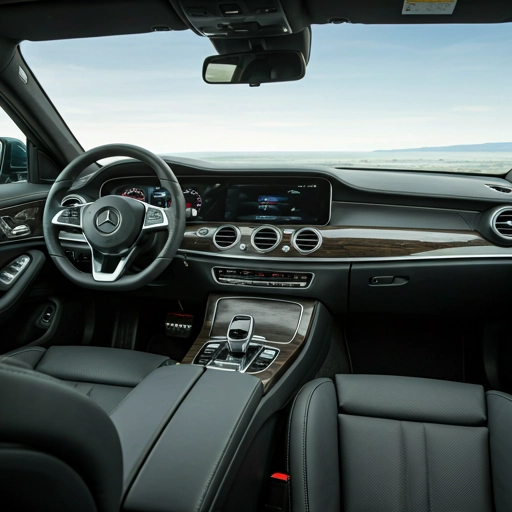 Interior de auto de alta gama